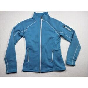 Marmot Women’s Polartec Fleece Zip Jacket Blue Size S Small Lightweight